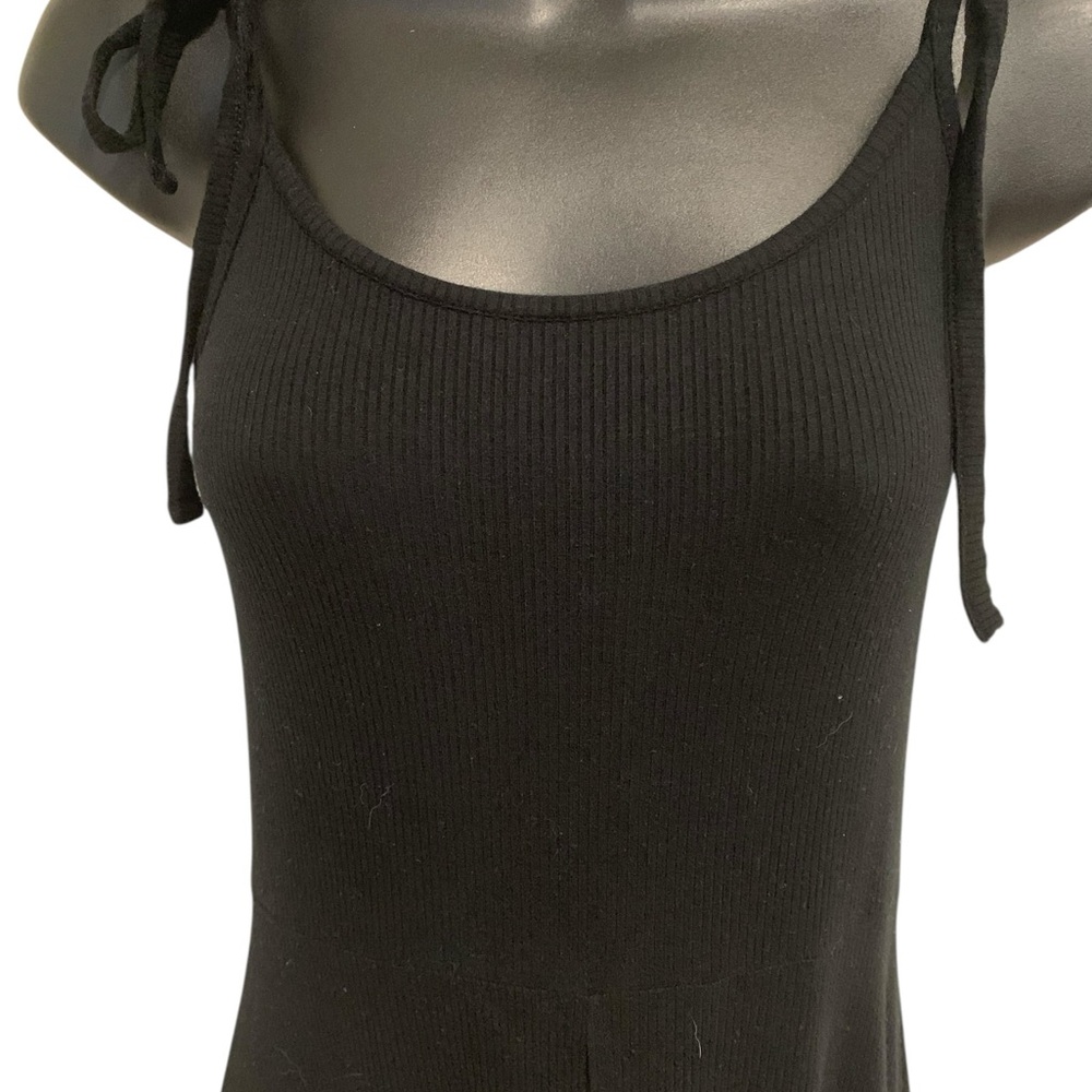 Maternity DressGAP Black Spaghetti Strap Dress Flowy Full Hem. maternity Dress